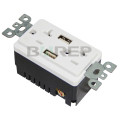 BAS20-2USB 5VDC 4A elektrische geschaltete usa-Wandadapter